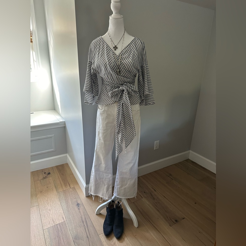 WAYF WRAP TOP
